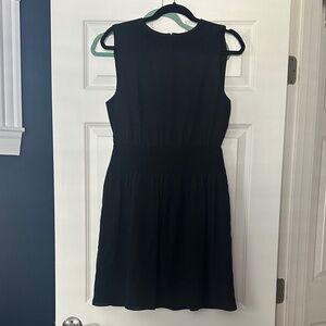 Theory Black Sleeveless Mini Dress